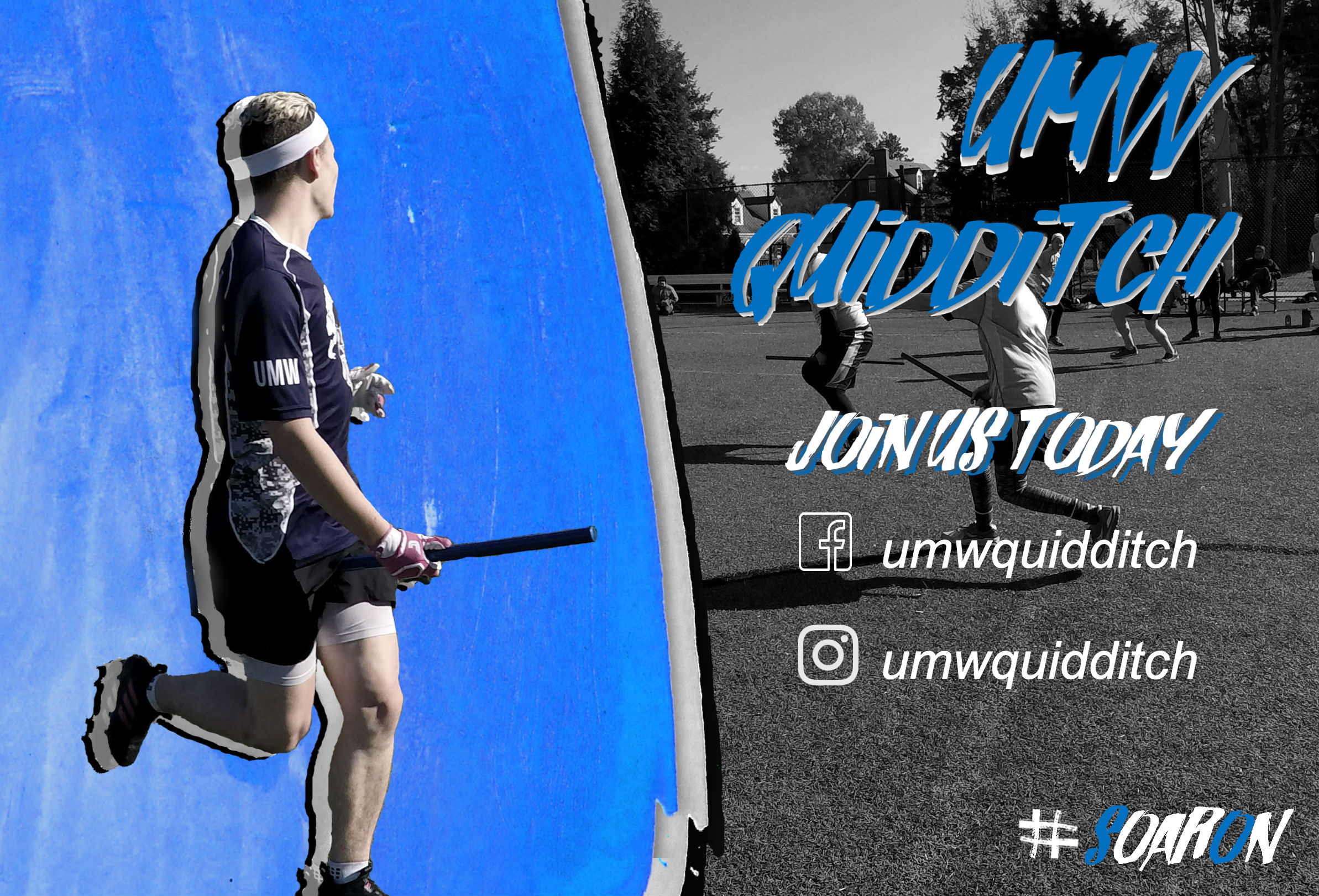 A Screenshot of an ad for UMW Quidditch
